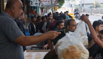 الخبز في غزة/ فرانس برس/ فرانس برس