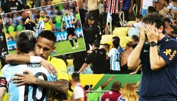 العنف يسيطر علي مباريات البرازيل والأرجنتين (العربي الجديد/Getty)
