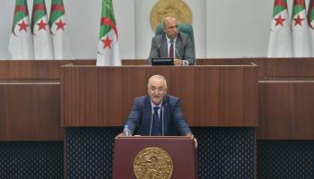 وزير المالية الجزائري خلال مناقشة قانون الموازنة الجديد