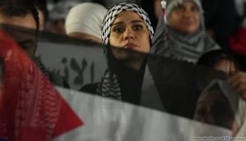 وقفة بقطر تضامناً مع الشعب الفلسطيني (العربي الجديد)