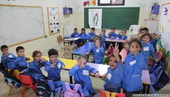 لا يريد أطفال مدارس عين الحلوة أن يتأذى أي من أقرانهم في غزة (العربي الجديد) 