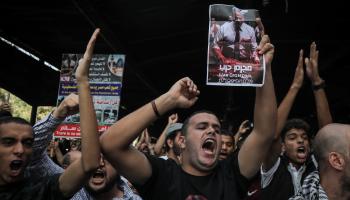 تظاهرة في مصر تضامناً مع غزة
