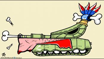 كاريكاتير بربرية إسرائيل / حجاج