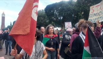 تونس مسيرة لدعم المقاومة (العربي الجديد)