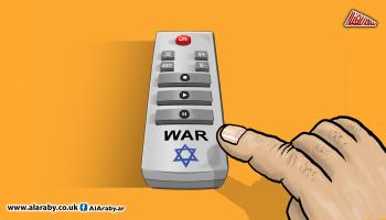 كاريكاتير استئناف الحرب الاسرائيلية / المهندي