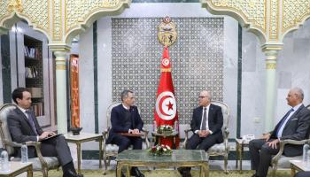 خلال لقاء وزير الخارجية التونسي بالسفير الأميركي بتونس (الخارجية التونسية)