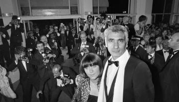 يولماز غوناي وزوجته فاتُش في مهرجان "كانّ" 1982 (رالف غاتّي/فرانس برس)