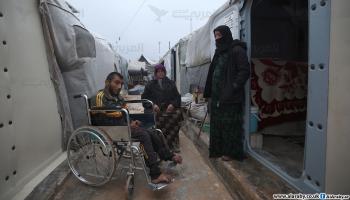 مخيمات النزوح في سورية (عامر السيد علي/العربي الجديد)