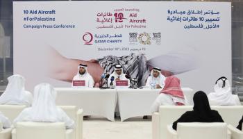 إطلاق مبادرة تسيير 10 طائرات إغاثية لأجل فلسطين في قطر (قطر الخيرية)