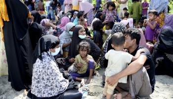 لاجئون روهينغا في إندونيسيا (رضا سيف الله/ أسوشييتد برس)