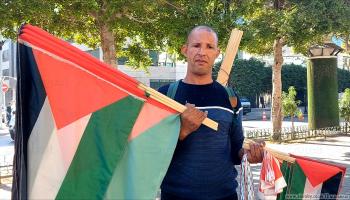 الأعلام الفلسطينية في تونس/ العربي الجديد