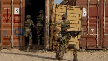 جنود صوماليون يتدربون في مقديشو، مايو 2022 (آرسين أرتورك/الأناضول)