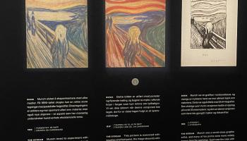 لوحة الصرخة للفنان النرويجي ادوارد مونك محفوظة في متحف مونك (خاص العربي الجديد)