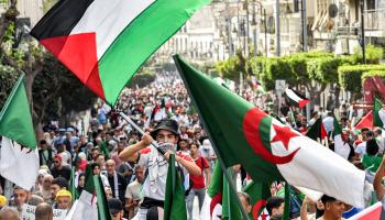 من مسيرة تضامنية مع غزّة في الجزائر العاصمة