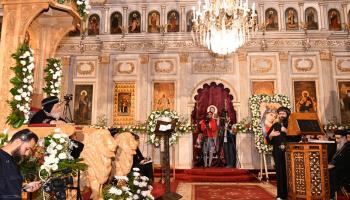  البابا تواضروس يصلي صلوات رأس السنة بالإسكندرية (فيسبوك/الكنيسة القبطية)