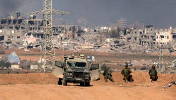 قوات إسرائيلية في قطاع غزة (فرانس برس)