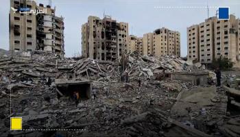 هكذا بدا مخيم النصيرات بعد القصف الإسرائيلي على الأحياء السكنية