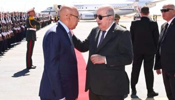 رئيسا الجزائر وموريتانيا فيسبوك