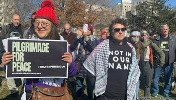 مسيرة حجاج من أجل السلام في واشنطن-العربي الجديد