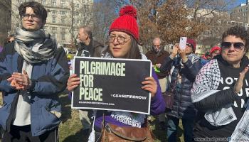 مسيرة حجاج من أجل السلام في واشنطن-العربي الجديد