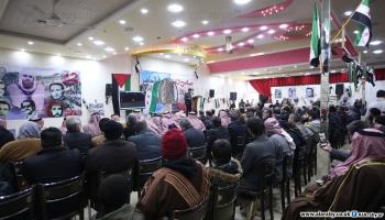 خلال إحياء الذكرى الـ42 لمجزرة حماة في مدينة إدلب (العربي الجديد)