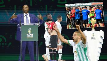 لقطات مثيرة في كأس أمم أفريقيا (العربي الجديد/Getty)