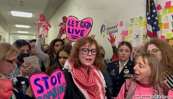 الممثلة سوزان ساراندون تطالب الكونغرس بوقف تمويل الإبادة في غزة / العربي الجديد