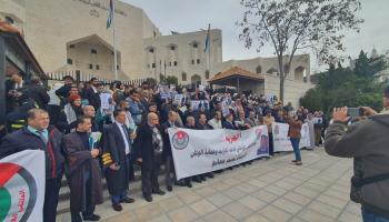 الأردن: اعتصام يطالب بالإفراج عن موقوفين على خلفية حراك مناصر لغزة