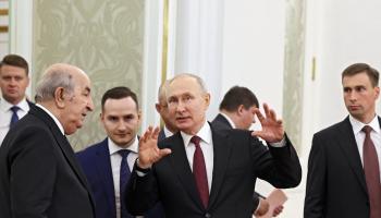 الجزائر وروسيا، بوتين وتبون في موسكو، يونيو 2023 (Getty)