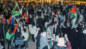 مسيرة تضامنية في الكويت - القسم الثقافي