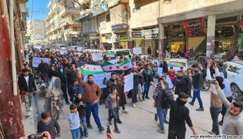 تظاهرات ضد "تحرير الشام" في إدلب