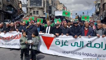 الأردن: تظاهرات حاشدة تطالب بوقف العدوان على غزة (العربي الجديد)
