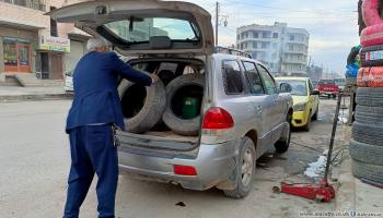 تخريب السيارات في القامشلي (العربي الجديد)