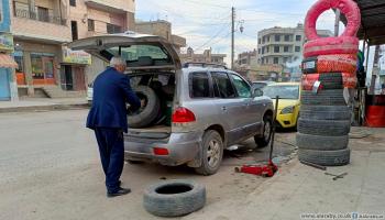 تخريب السيارات في القامشلي (العربي الجديد)