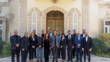 لقاء بشار الأسد بالممثلين السوريين / إكس