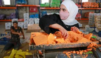 عمل المرأة الأردنية (خليل مزرعاوي/فرانس برس)