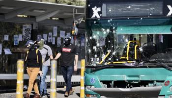 حوادث الاعتداء على الحافلات شائعة في القدس (مصطفى الخروف/الأناضول)