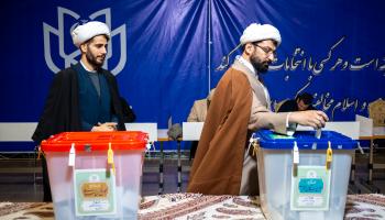 الانتخابات الإيرانية في مركز اقتراع، طهران، 1 مارس (Getty)