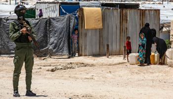 مخيم الهول في شمال شرق سورية (دليل سليمان/ فرانس برس)