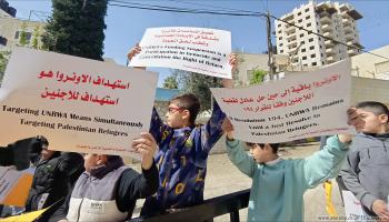 فلسطينيون يؤكدون تصديهم لمحاولات إنهاء عمل أونروا (العربي الجديد)