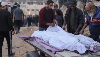 جثامين شهداء قتلوا في محيط مجمع الشفاء (محمد الحجار)