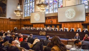 جلسة لمحكمة العدل الدولية بدعوى نيكاراغوا ضد ألمانيا-العربي الجديد