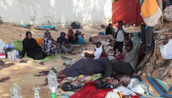 وصل عشرات آلاف السودانيين إلى ليبيا منذ بداية الحرب (محمود تركية/فرانس برس)