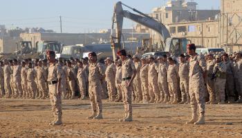 جنود يمنيون تابعون للشرعية في مأرب، يناير الماضي (فرانس برس)