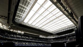 ملعب سانتياغو بيرنابيو في العاصمة مدريد يوم 8 أبريل 2024 (غونزالو أرويو/Getty)