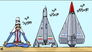 كاريكاتير الرد الاسرائيلي/ حجاج
