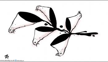 كاريكاتير الفيتو الاميركي / حجاج