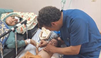 الطبيب عدنان البرش في غزة - 11 أكتوبر 2023 (إكس)