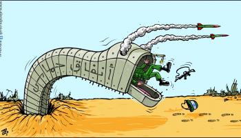 كاريكاتير انفاق حماس / حجاج