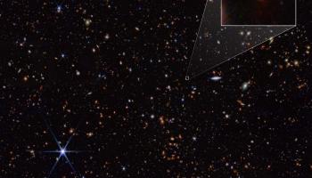 تلسكوب جيمس ويب يكتشف أبعد مجرة تُرصَد على الإطلاق (الموقع الرسمي للتلسكوب)